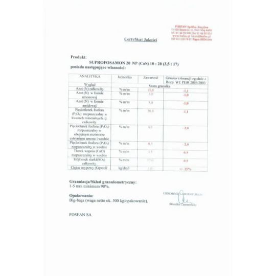 SUPROFOSAMON 20 3